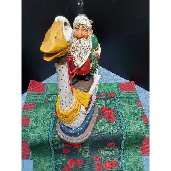 David Frykman Christmas Figurine number DF1414 Santa with Goose - Picture 2 of 6